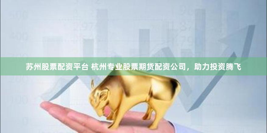 苏州股票配资平台 杭州专业股票期货配资公司，助力投资腾飞